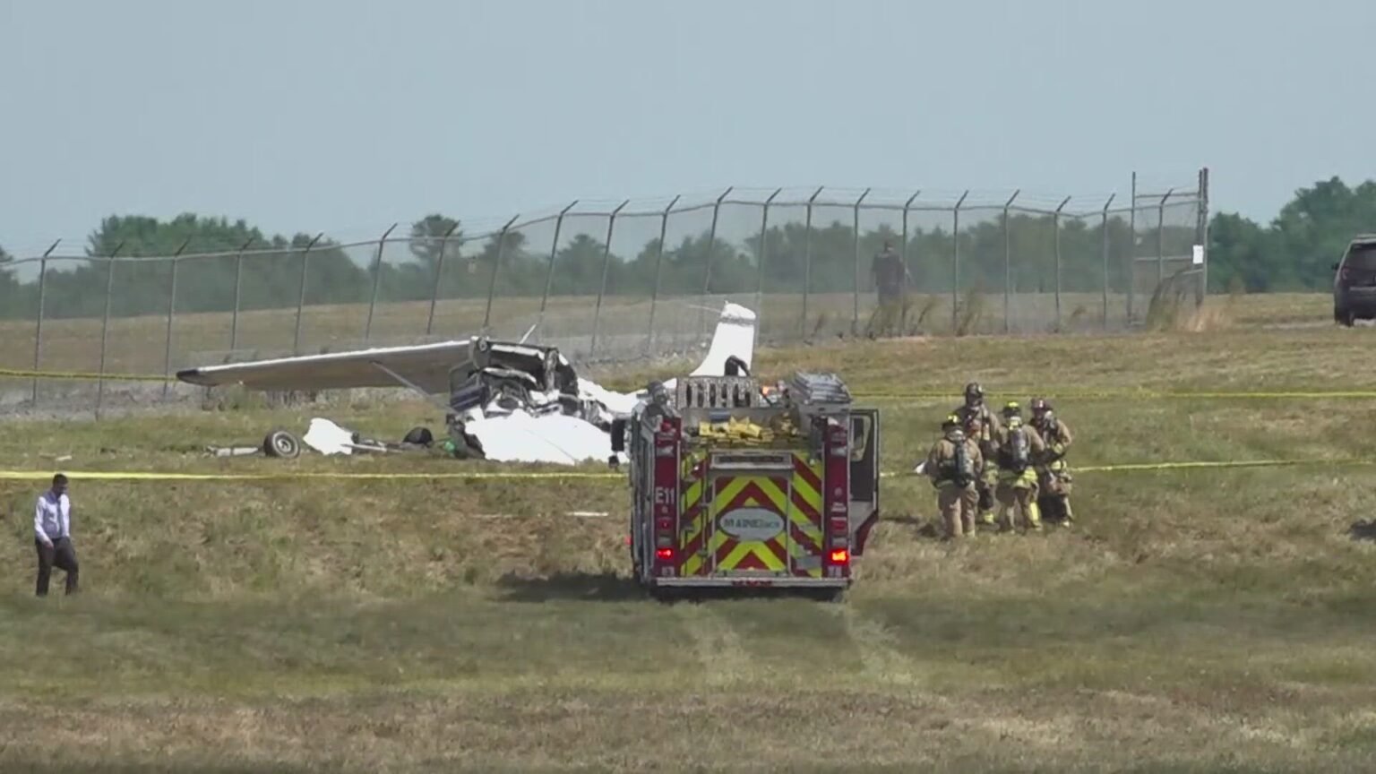 Private Jet With Eight Onboard Crashes at Bangor Airport in Maine, FAA Confirms