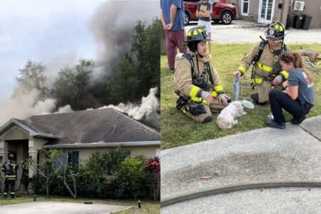 Florida: Grandmother and 10 year old grandson killed in fast moving Palm Bay house fire