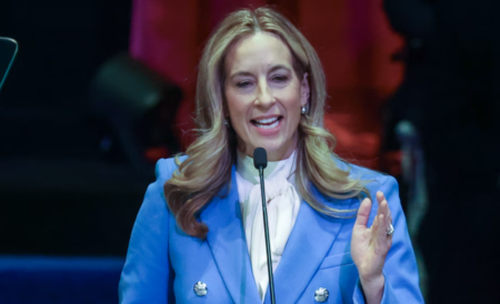 Sherrill becomes NJ governor, slams Trump in fiery inaugural address