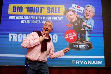 Why Ryanair’s Michael O’Leary Is Enjoying His Clash With Elon Musk