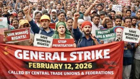 Nationwide strike erupts in India over interim US trade deal