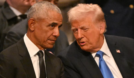 Obama breaks silence after Trump monkey clip controversy, warns of political decline