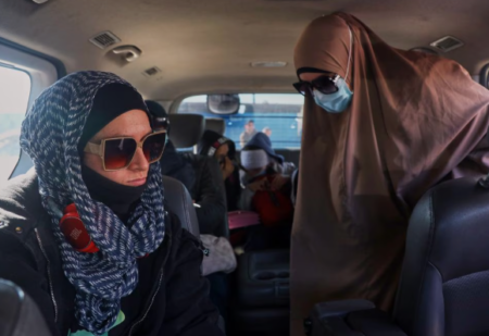 ISIS brides trapped between Kurdish forces and Damascus