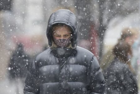 Nor’easter may bring snow and strong winds to I-95 corridor as western states stay wintry