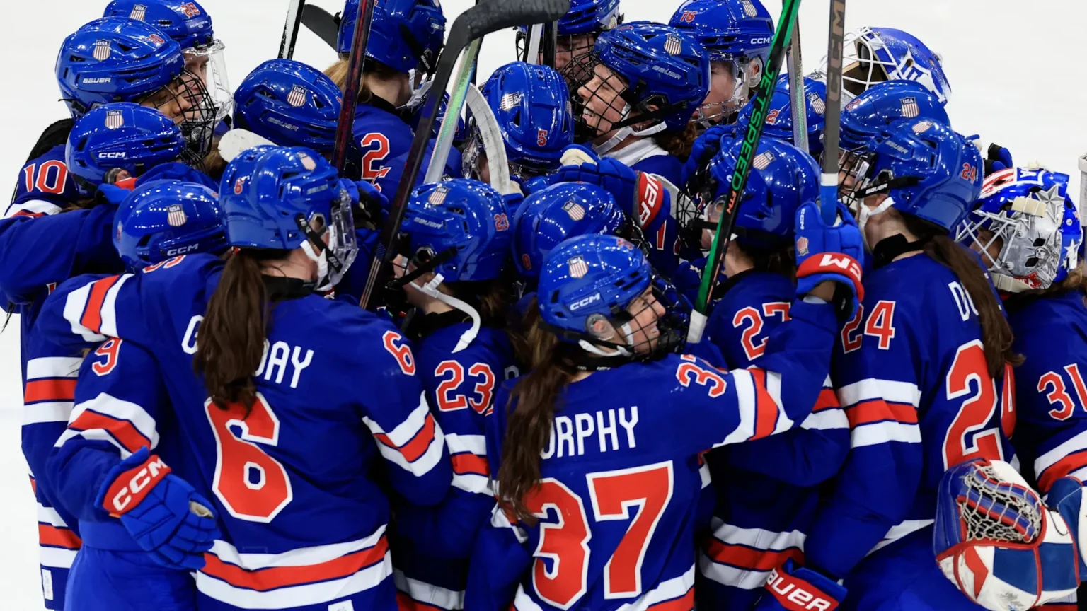 Team USA Thrashes Sweden 5-0 to Reach Women’s Hockey Gold Medal Game