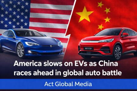 America slows on EVs as China races ahead in global auto battle