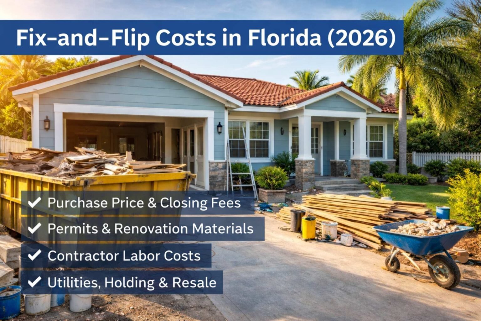 Fix and Flip Costs in Florida: Complete 2026 Guide for Investors