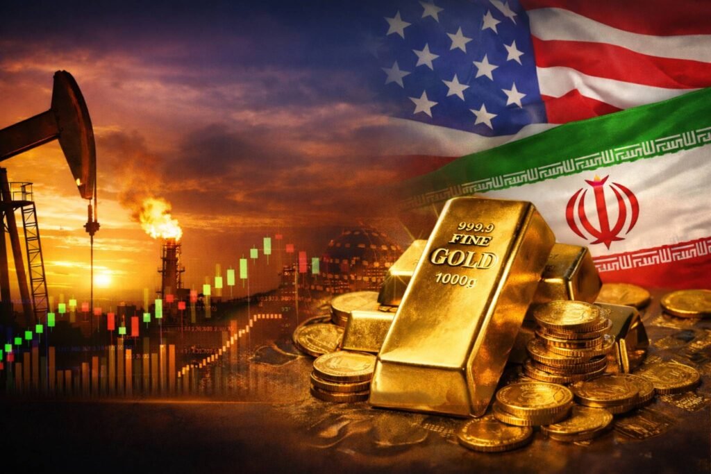 Oil Prices Surge Near 7-Month High and Gold Tops $5,000 Amid Rising U.S.–Iran Tensions