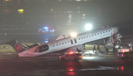 Air Canada Plane Collides