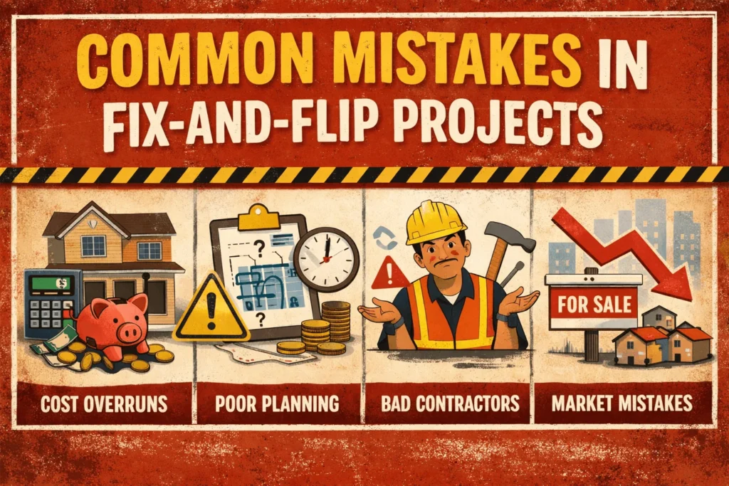 Common mistakes in Fix-and-Flip projects