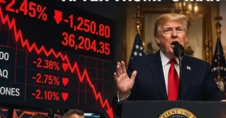 Oil Surges and Stocks Fall as Trump Iran War Speech Fails to Calm Market Nerves